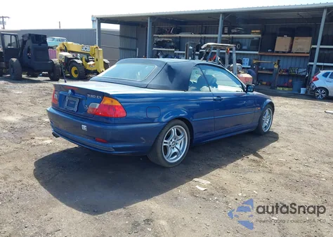 2001 BMW 330Ci z USA, uszkodzony, nr VIN WBABS53451EV85982